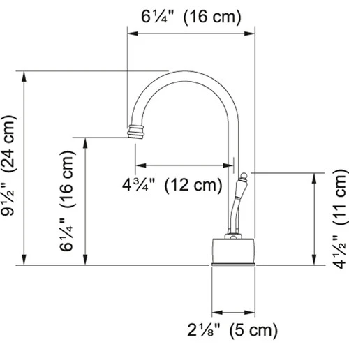 Franke LB6100C Farm House Hot Water Faucet 4 Franke LB6100C Farm House Hot Water Faucet - Image 2