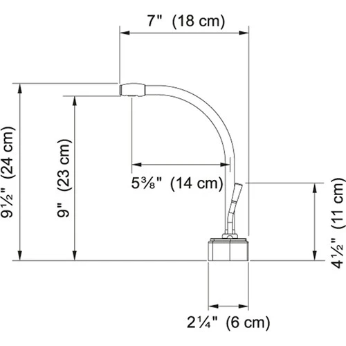 Franke DW9070C Logik Cold Water Faucet 4 Franke DW9070C Logik Cold Water Faucet - Image 2