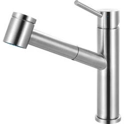 Franke FFPS3450 Steel Pull-Out Spray Kitchen Faucet