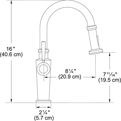 Franke FFP5270 Absinthe Pull-Down Kitchen Prep Faucet 4 Franke FFP5270 Absinthe Pull-Down Kitchen Prep Faucet - Image 2