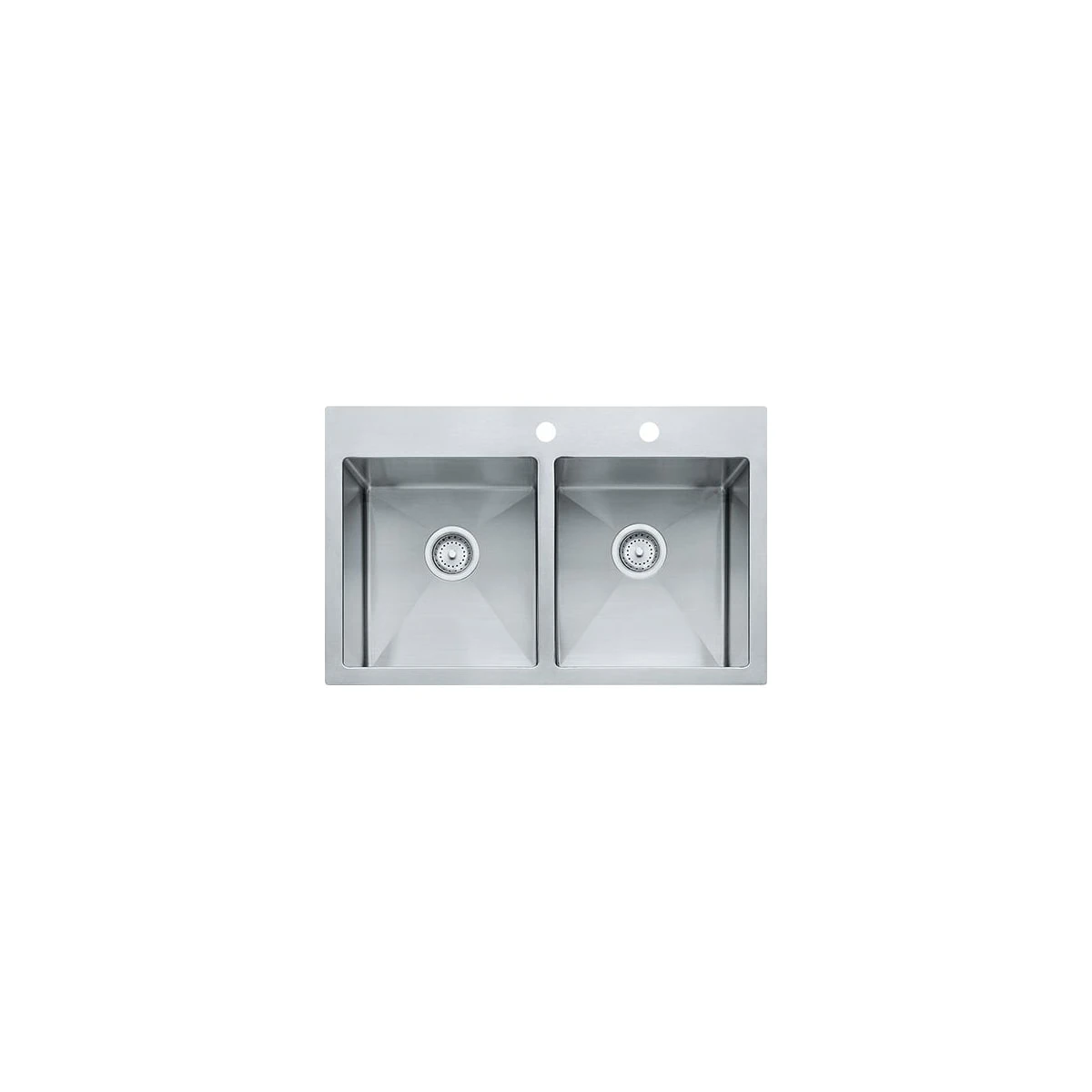 Franke | Vector 33" Double Basin Kitchen Sink For Drop In Installations 3 Franke | Vector 33" Double Basin Kitchen Sink For Drop In Installations