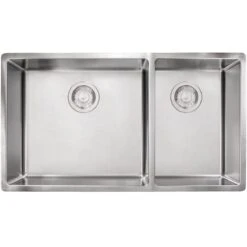 Franke | Cube 31-1/2" Undermount Double Basin Stainless Steel Kitchen Sink