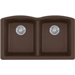 Franke | Ellipse 33" Undermount Double Basin Granite Kitchen Sink
