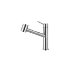 Franke | Steel 1.75 GPM Single Hole Kitchen Faucet