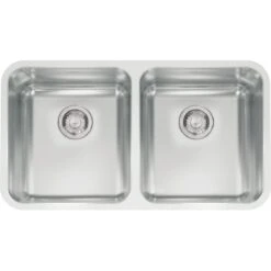 Franke | Grande 32-7/8" Undermount Double Basin Stainless Steel Kitchen Sink