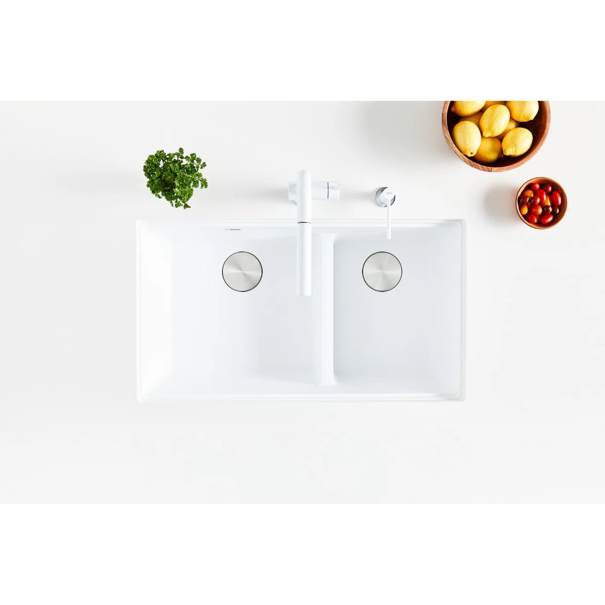 Franke | Maris 33" Undermount Double Basin Granite Kitchen Sink 4 Franke | Maris 33" Undermount Double Basin Granite Kitchen Sink - Image 2