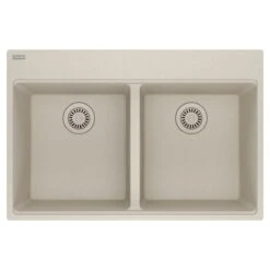 Franke | Maris 33" Drop In Double Basin Granite Kitchen Sink