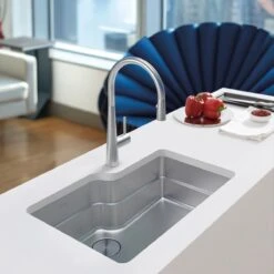 Franke | Orca 30-11/16" Undermount Single Basin Stainless Steel Kitchen Sink -Franke Store franke or2x110 s alternate image 67