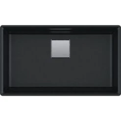 Franke | Peak 32" Undermount Single Basin Granite Kitchen Sink With Basin Rack, Basket Strainer And Cutting Board -Franke Store franke pkg11031 wkc alternate image 10