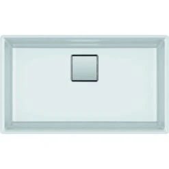 Franke | Peak 32" Undermount Single Basin Granite Kitchen Sink With Basin Rack, Basket Strainer And Cutting Board -Franke Store franke pkg11031 wkc alternate image 12