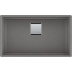Franke | Peak 32" Undermount Single Basin Granite Kitchen Sink With Basin Rack, Basket Strainer And Cutting Board -Franke Store franke pkg11031 wkc alternate image 13