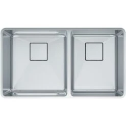 Franke | Pescara 32" Undermount Double Basin Stainless Steel Kitchen Sink