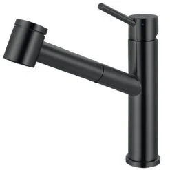Franke | Steel 1.75 GPM Single Hole Pull Out Kitchen Faucet