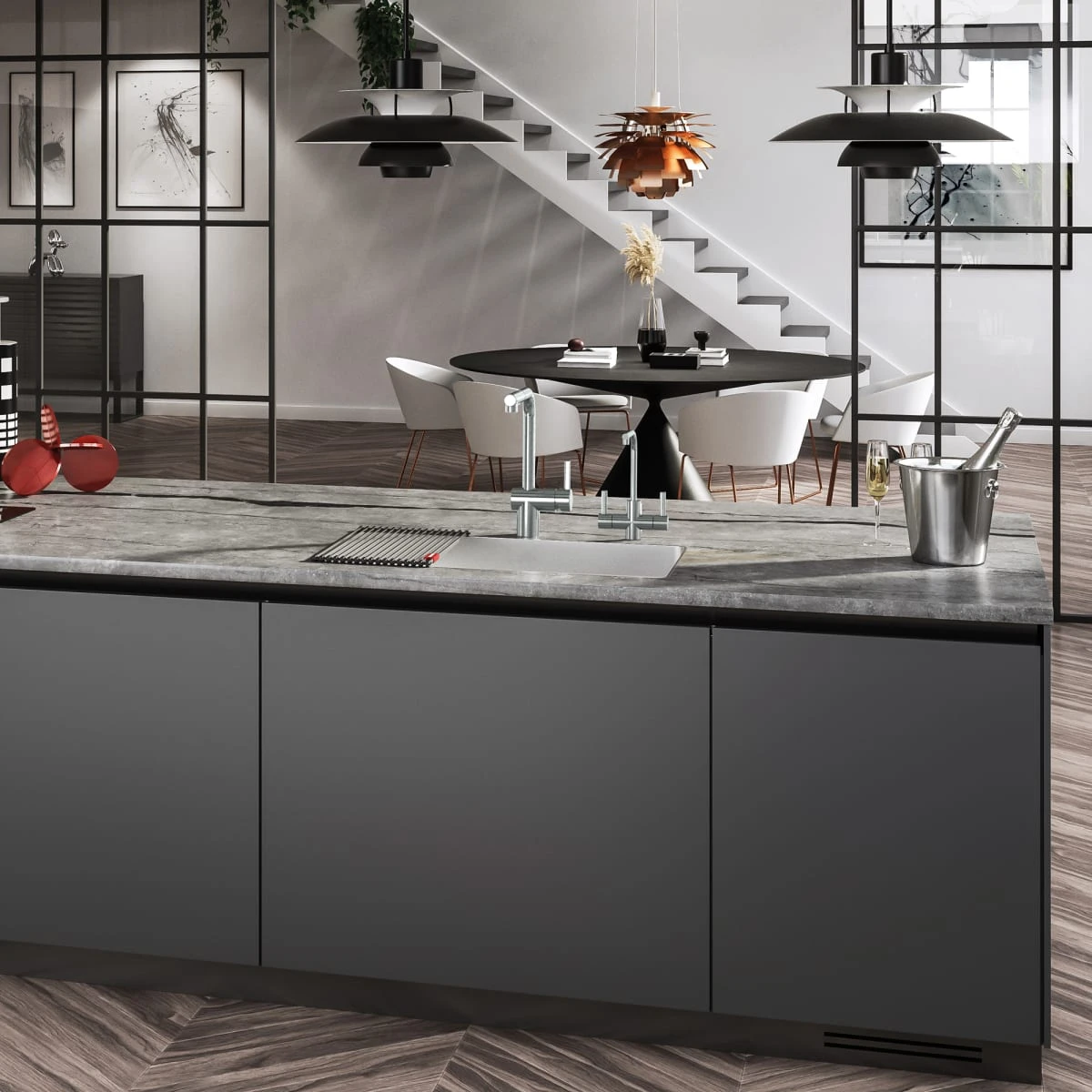 Franke | Universal 1.75 GPM Single Hole L SPOUT Hot And Cold Water Dispenser - Less Tank 4 Franke | Universal 1.75 GPM Single Hole L SPOUT Hot And Cold Water Dispenser - Less Tank - Image 2